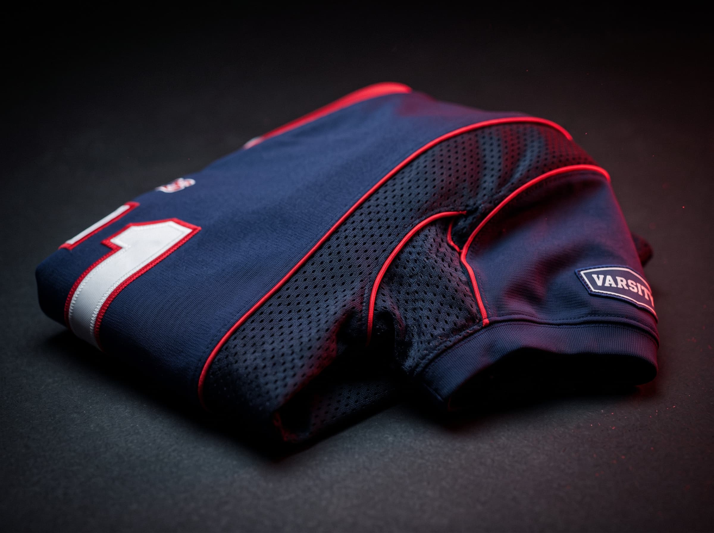 American football custom apparel sample